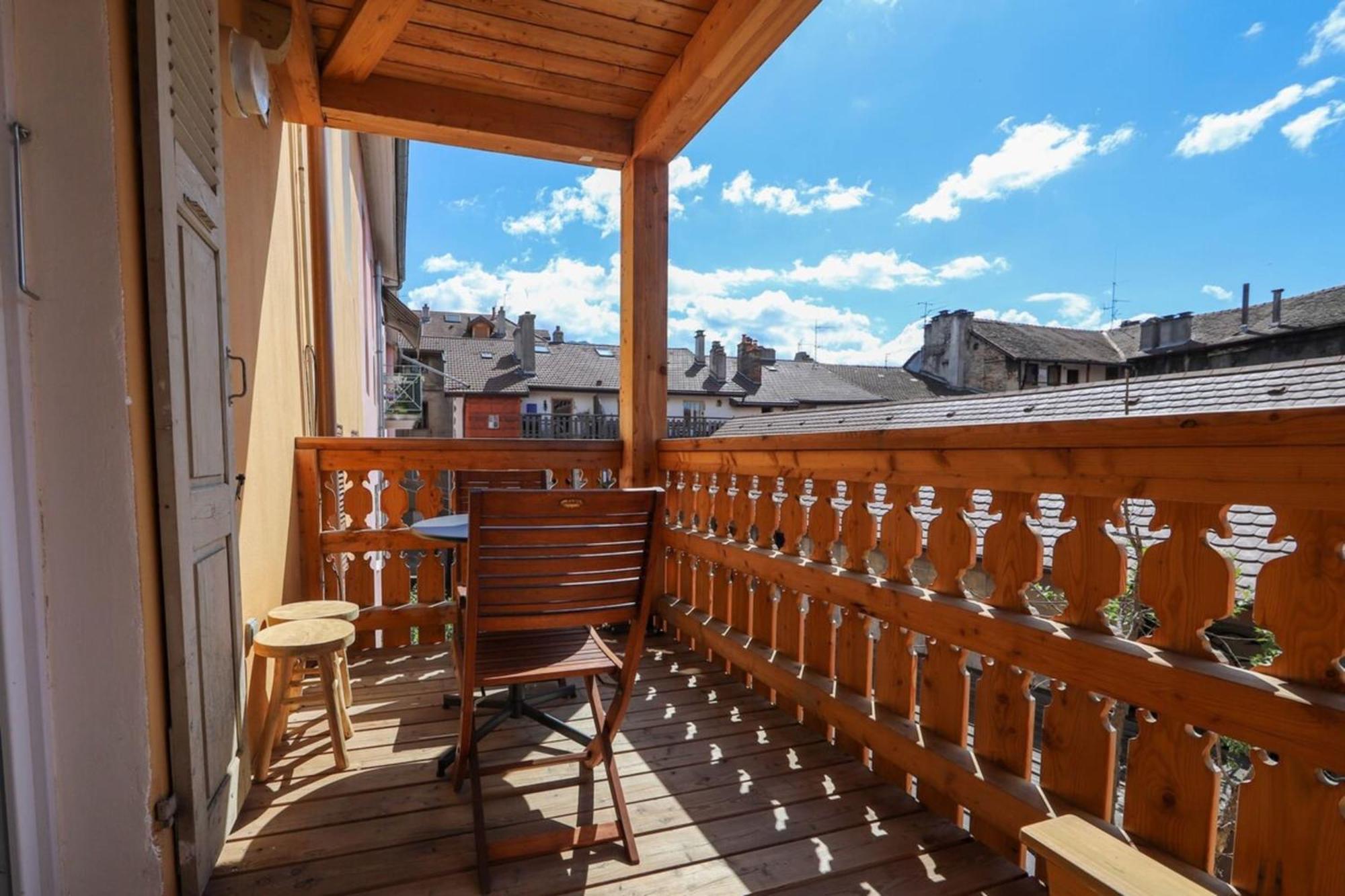 A L'Aventure ! Joli T2 Avec Balcon Centre Ville アヌシー エクステリア 写真